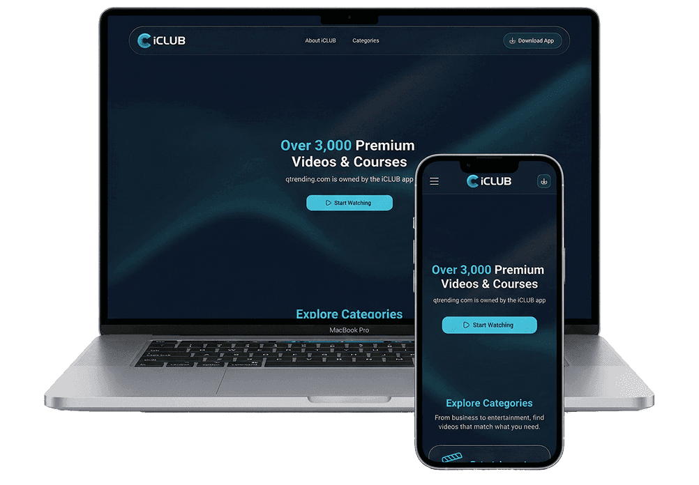 Iclub mockups